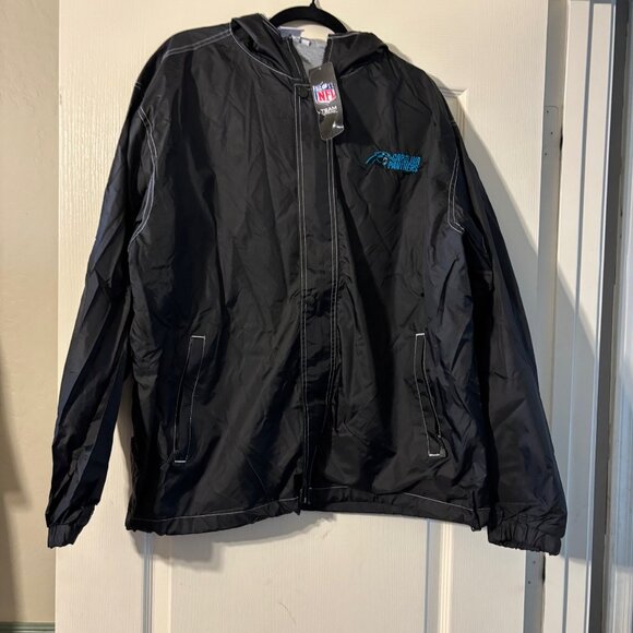 NWT Men's Black Carolina Panthers Legacy Stadium Full-Zip Hoodie Jacket SZ L - Picture 8 of 8